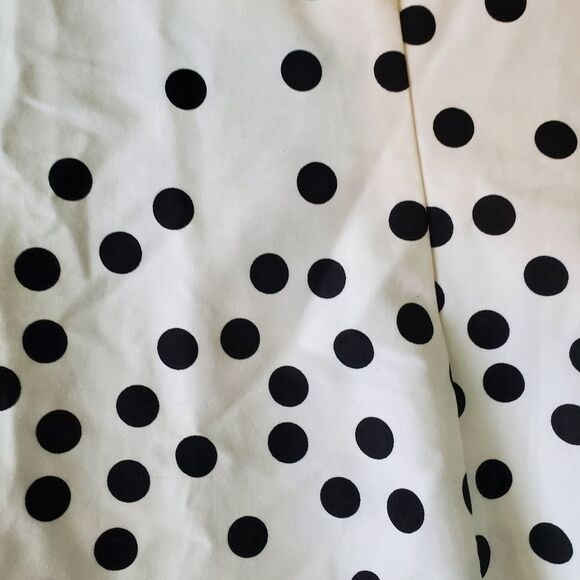 🔸️NWT Madison Leigh White Polka Dot Stretchy Sleeveless Dress Petite 10 - Picture 5 of 10